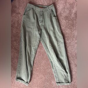Women’s Olive Green Baggy Pants